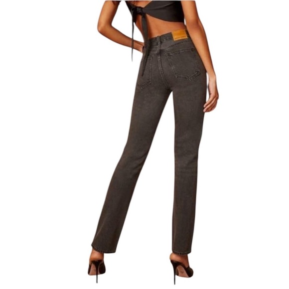 Aritzia Denim Forum Classic Black Women's Jeans “Nine Stovepipe” Size 25 - Picture 2 of 2